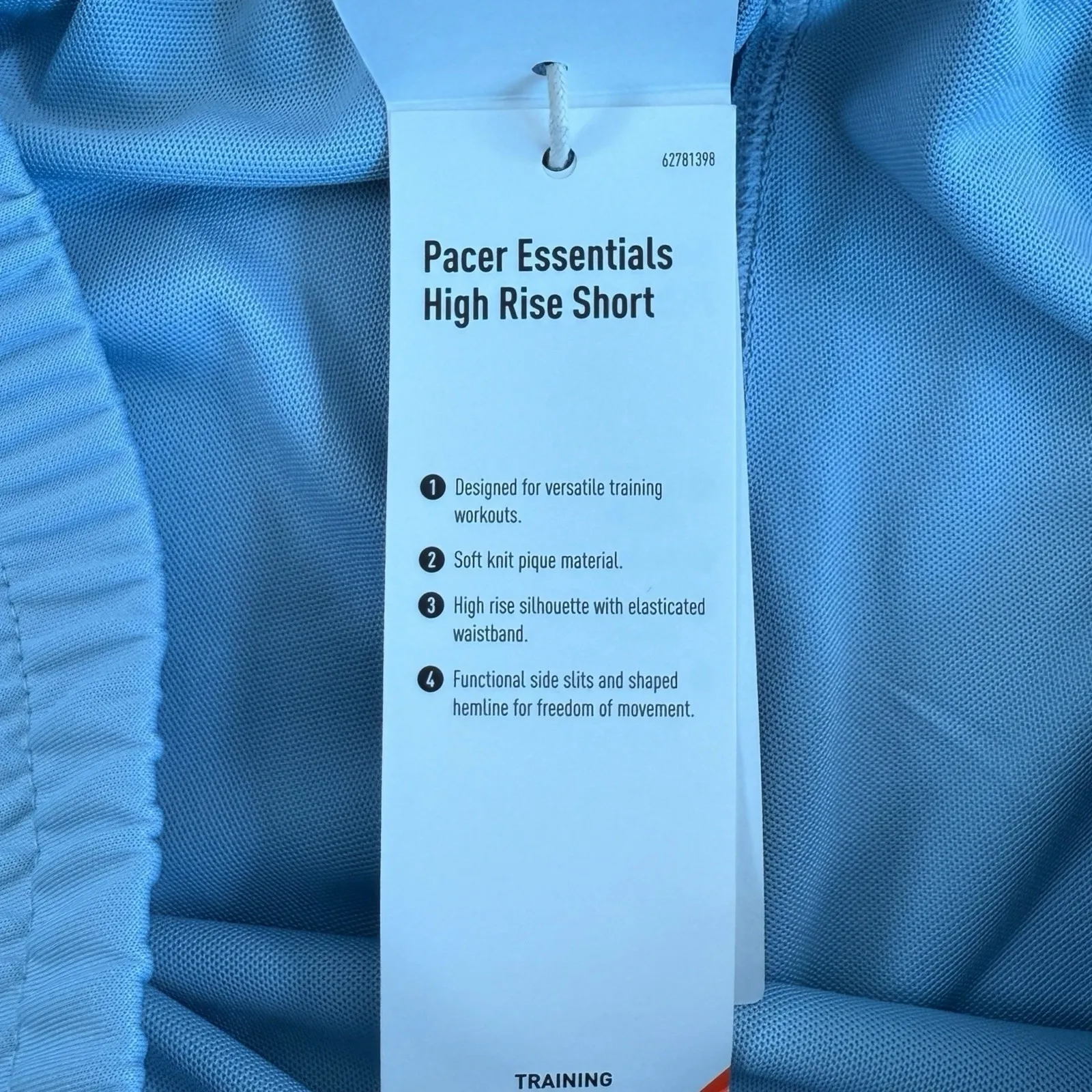 adidas Women's Pacer Training 3-Stripes Woven High-Rise 3" Shorts Size‎ 2X Blue - Image 6