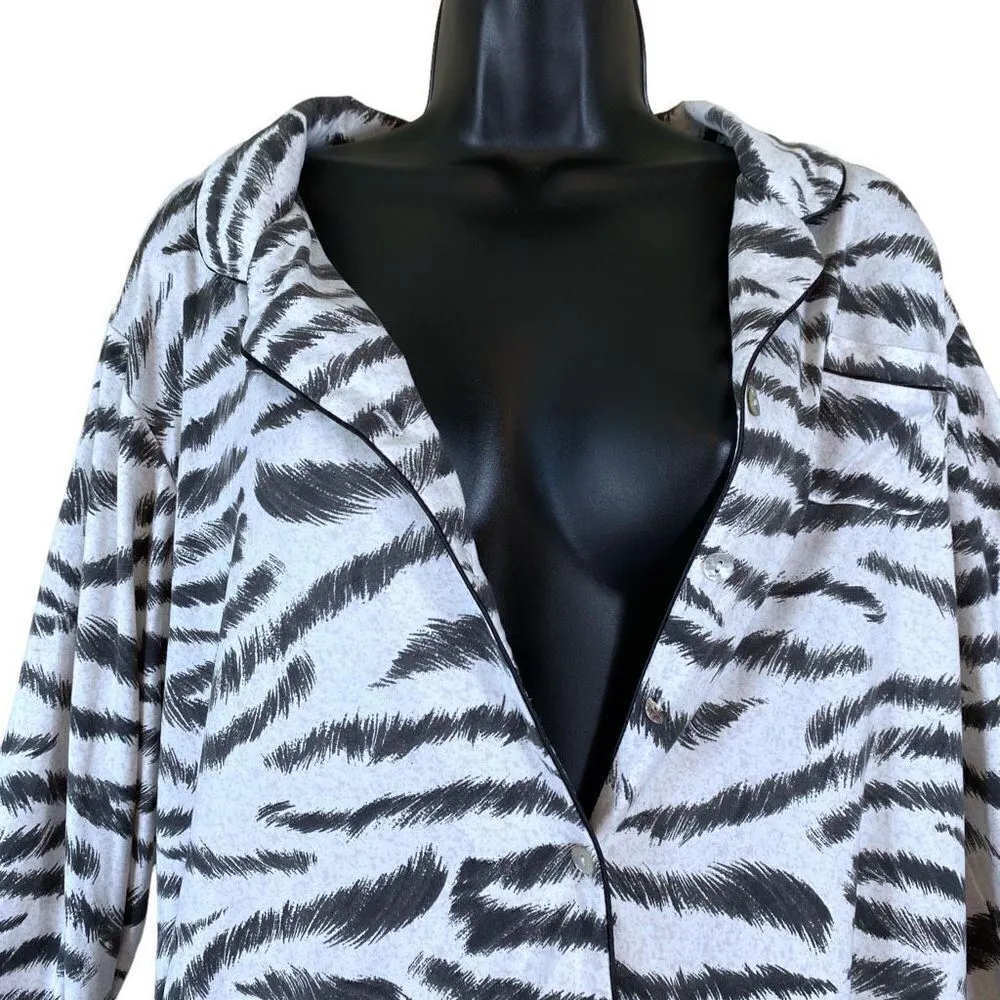 Flora Nikrooz Women’s Zebra Print Pajama Set - Image 8