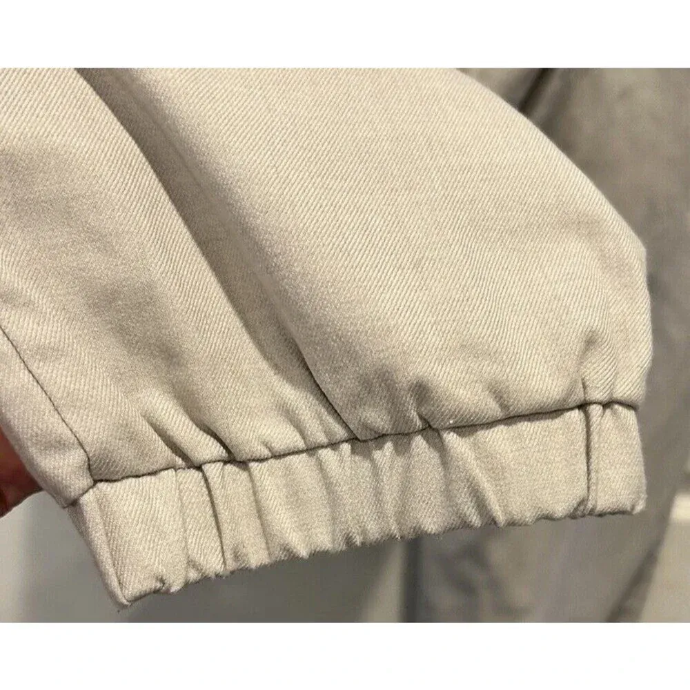 Nine West Gray Elastic Cuff Relaxed Jogger Pant Tie‎ Waist Pockets Women’s Large - Image 7