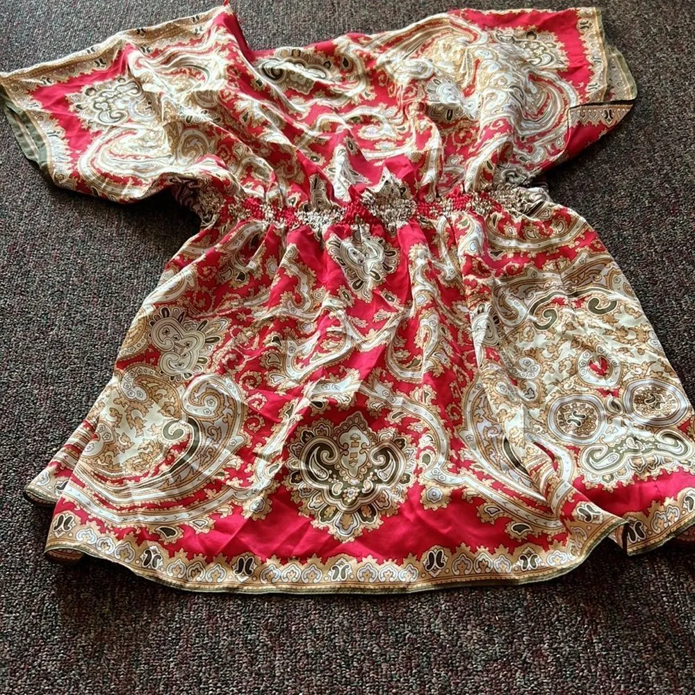 Cabi silk tie front cardigan small - Image 6