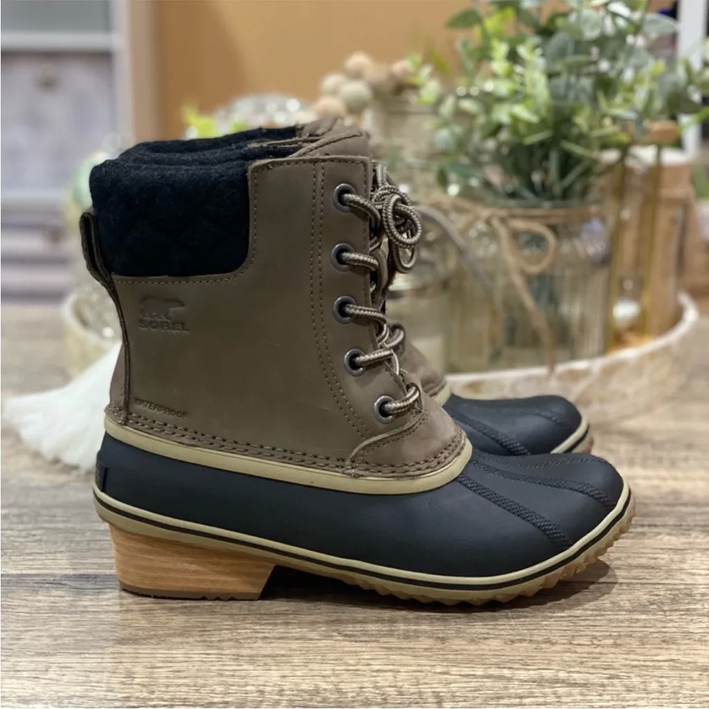 Sorel Slimpack Lace II Winter Snow Rain Waterproof Boots - Image 3