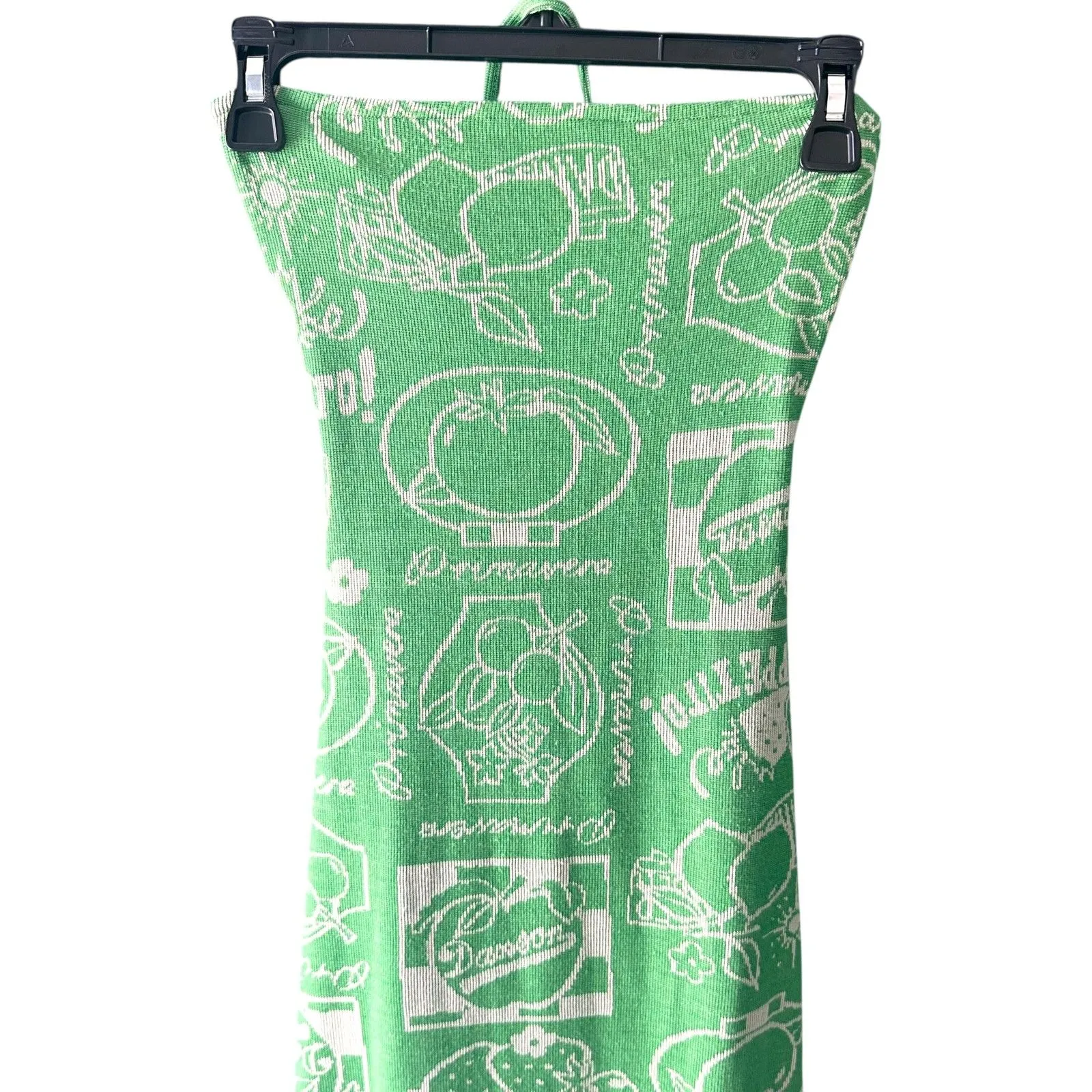 DAMSON MADDER Italian Jacquard Sleeveless Midi Dress Green Sz 8‎ - Image 4