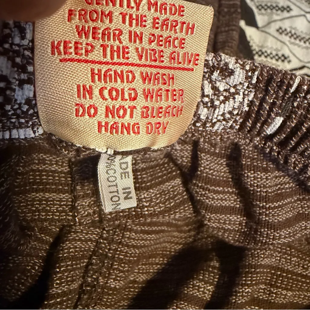 Gypsy Rose Handmade Thailand Cotton Boho patchwork Patterned Drawstring pants - Image 7