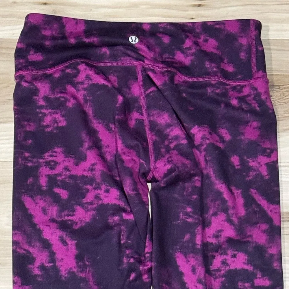 Lululemon Wunder Under Pant Full-On Luon Breezie Regal Plum Black Women’s 6 - Image 5