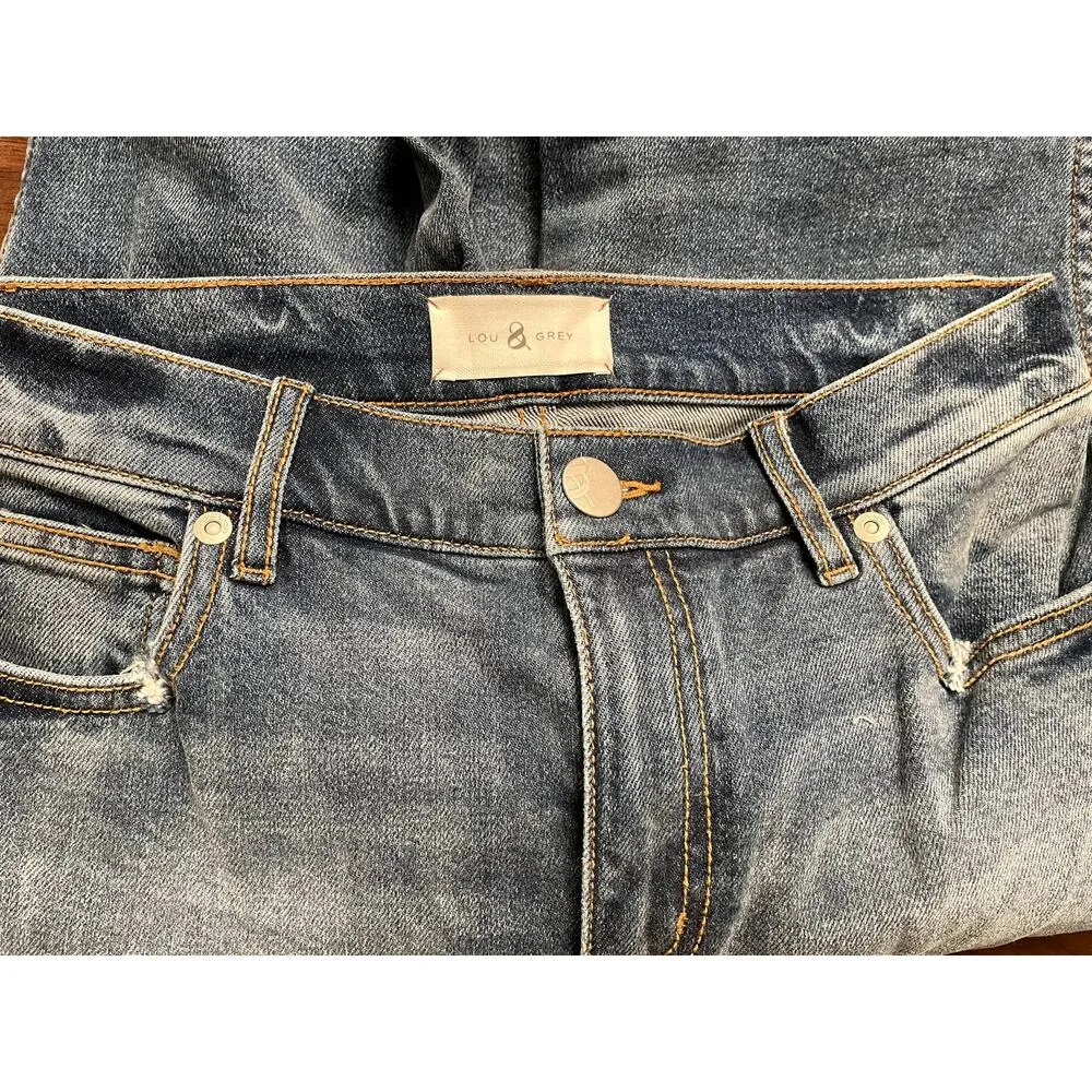 Lou and Grey Mid Wash Vintage Skinny NWT women's 25 - Image 5