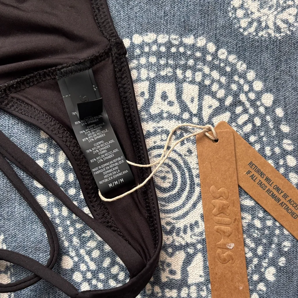 Black Women's Bralette Bikini Top - Image 3