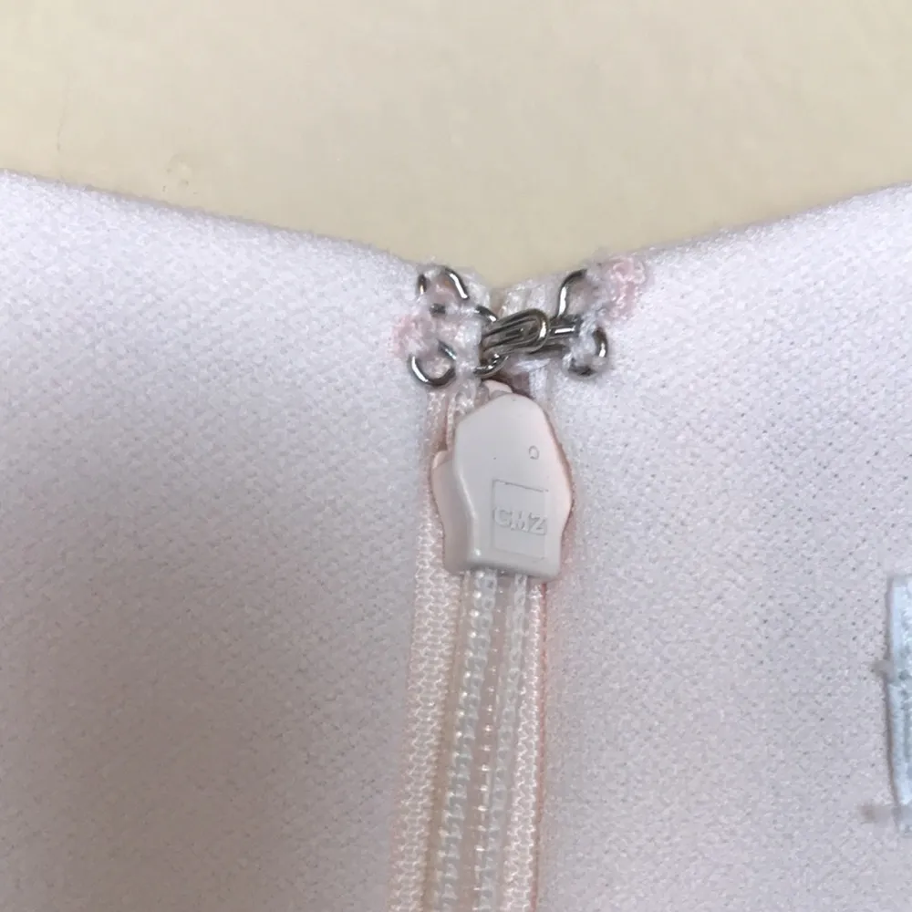 Calvin Klein Women’s Light Pink Keyhole Open Flare Sleeve Wide Leg Jumpsuit - Image 10