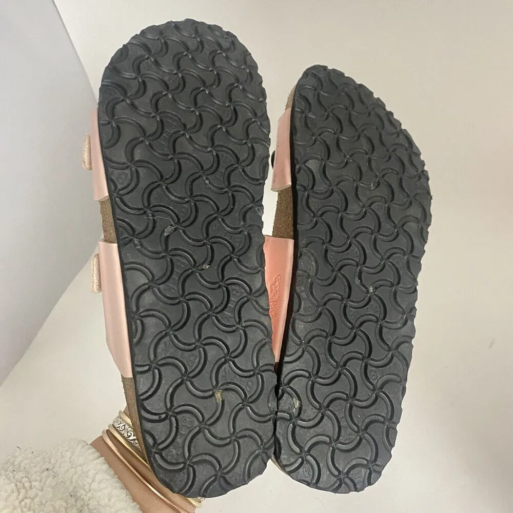Birkenstock Birkis Madura Women’s Sz 10 Birko-flor Pink/Peach narrow - Image 7