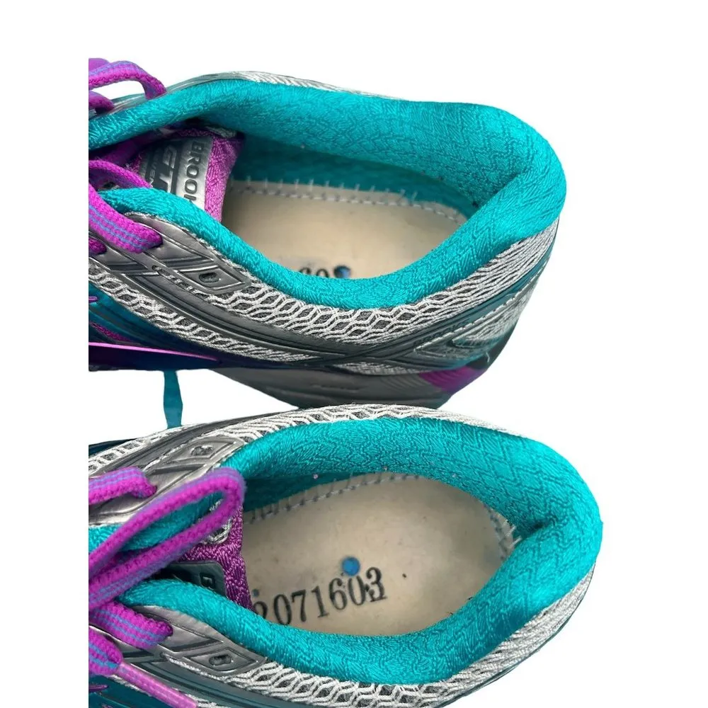 Brooks GTS17 Adrenaline DNA running shoes sneakers Gray purple Size 9 READ - Image 5