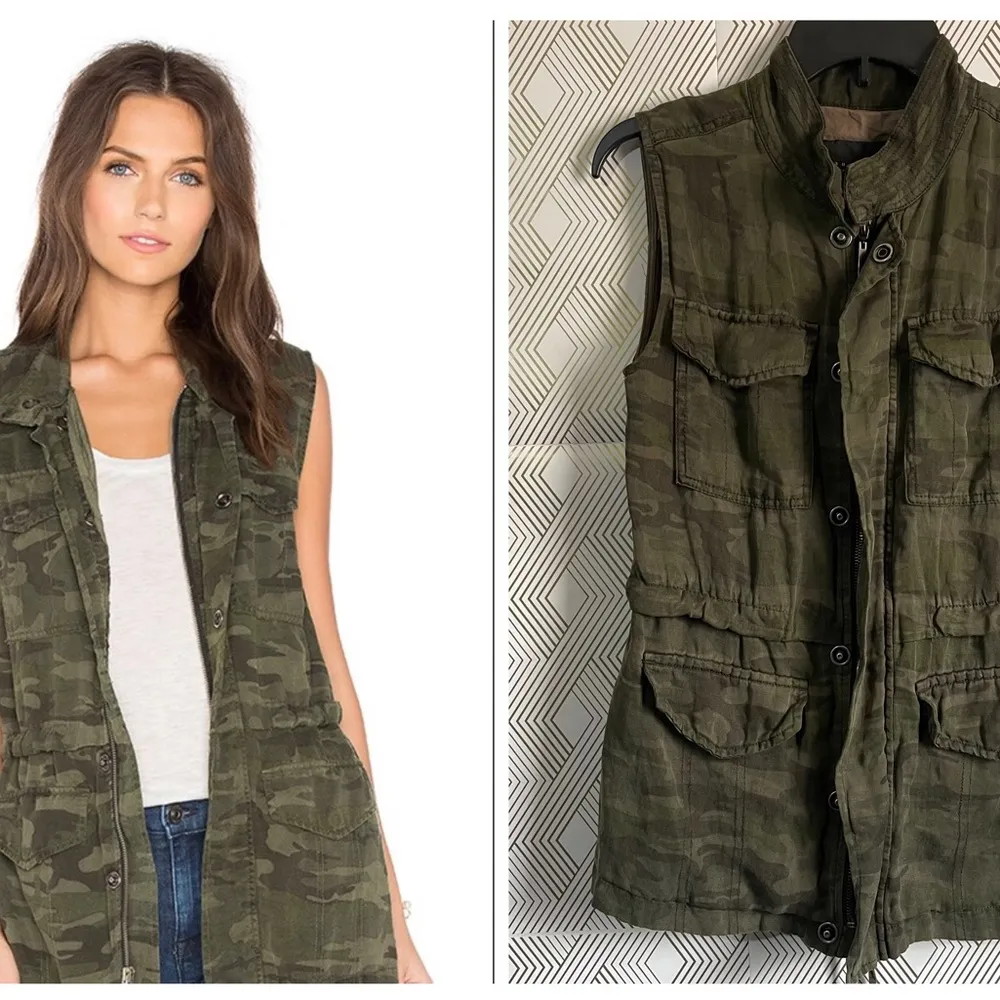 Sanctuary Camo Vest SZ S - Image 8