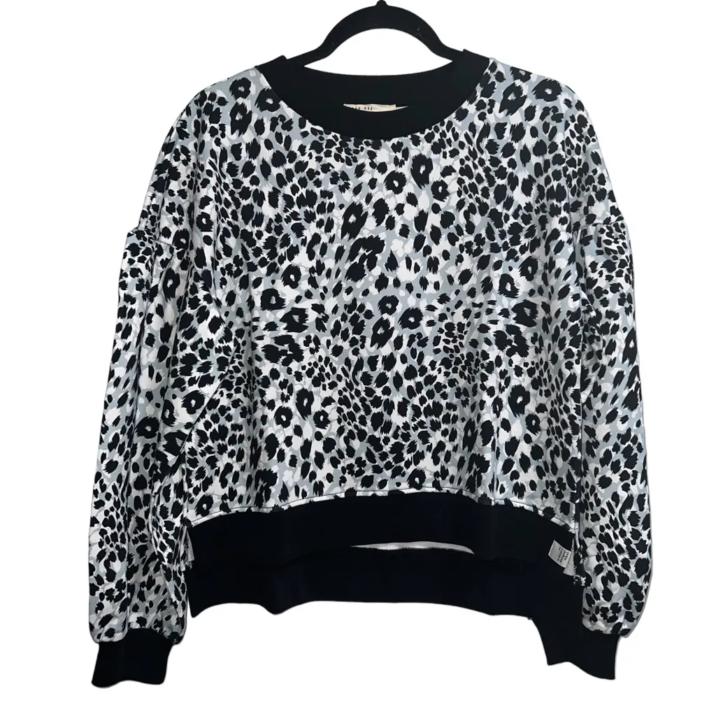 NEW NWT Ted Baker Donni Oversized Leopard Jersey Sweatshirt - Image 3