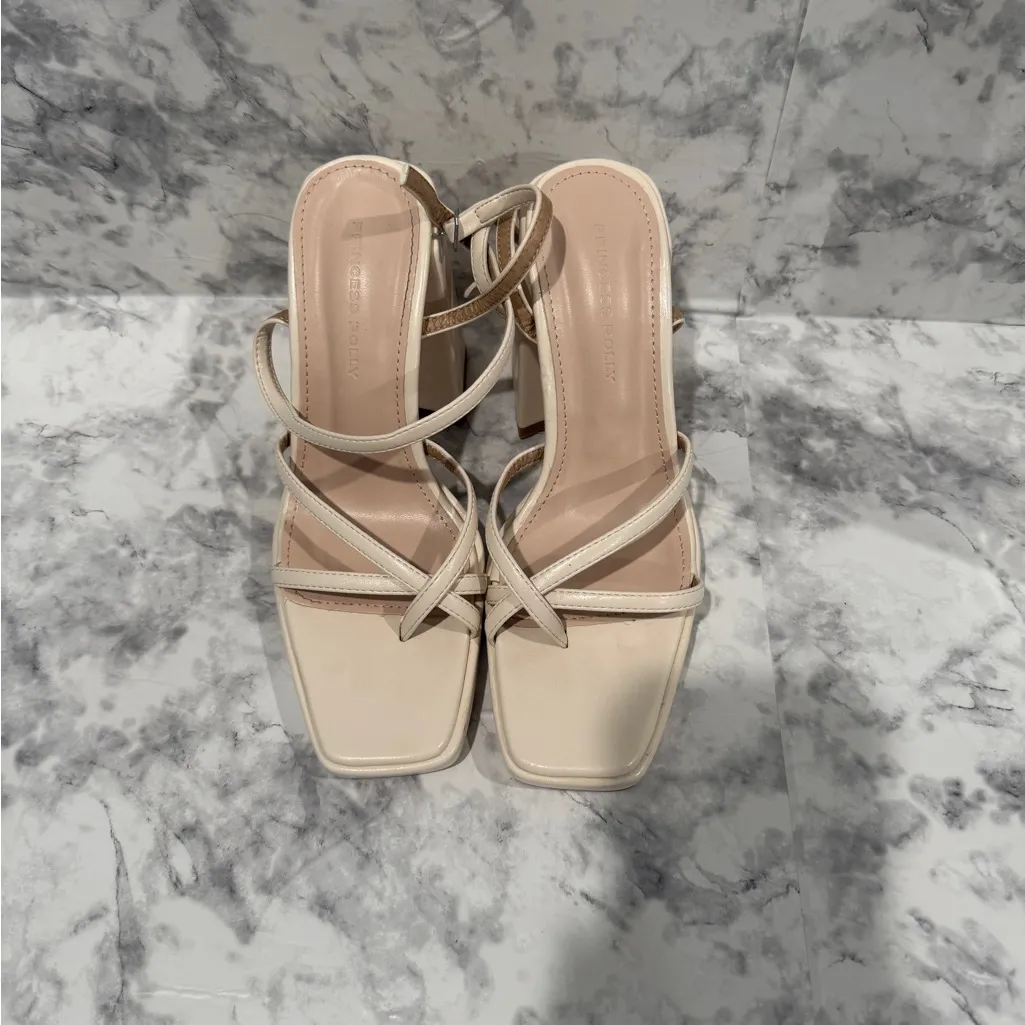 Princess Polly Cammie Heels Cream - Image 6