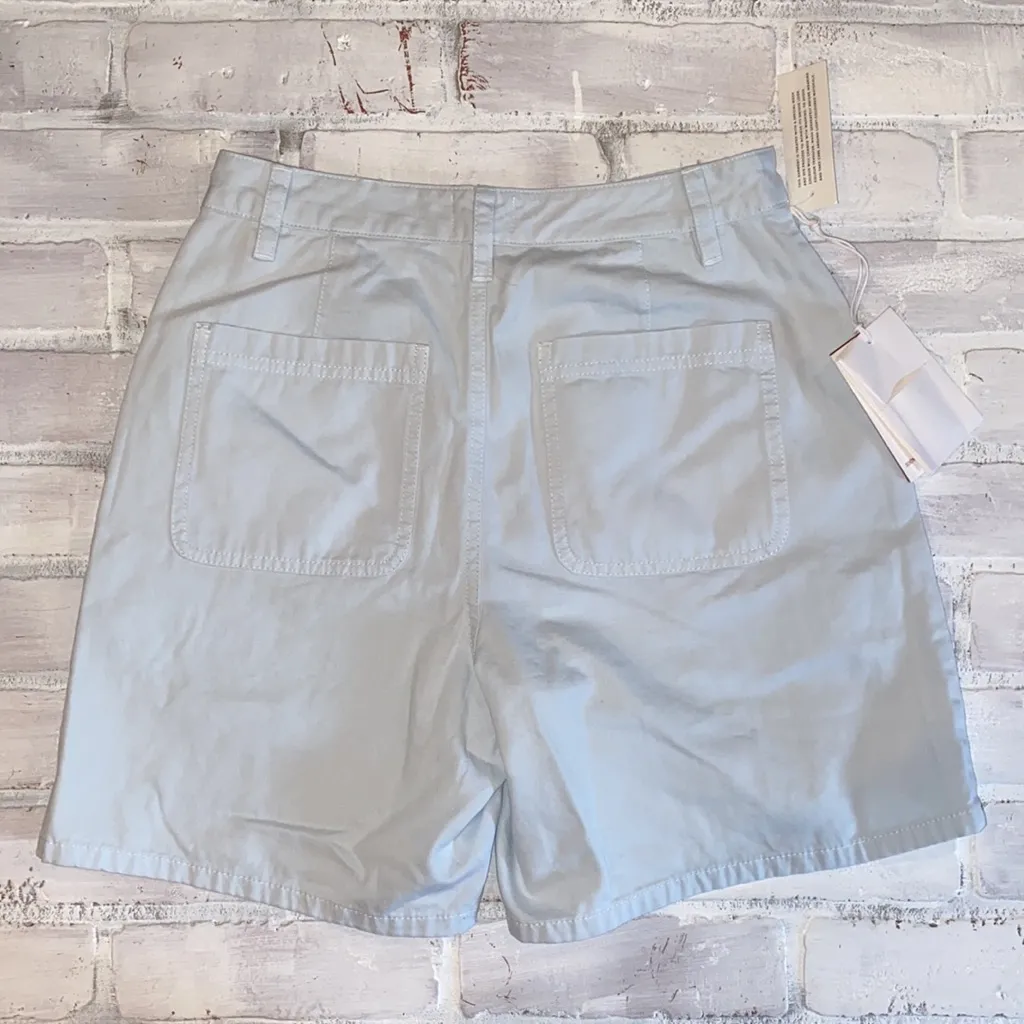 NWT Aritzia Sundeh Sundays best Jaden 7” fluid blue chino shorts - Image 11