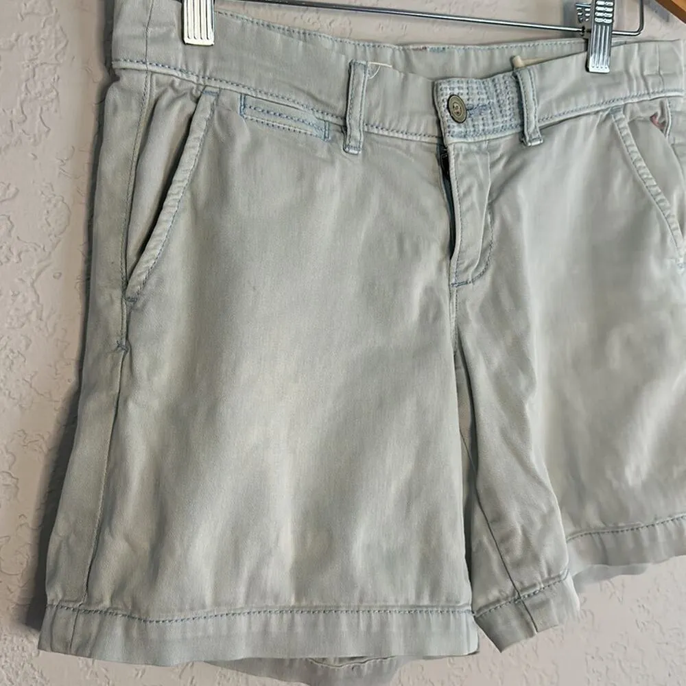 Pilcro and the Letterpress Hyphen Light Blue Shorts - Image 2