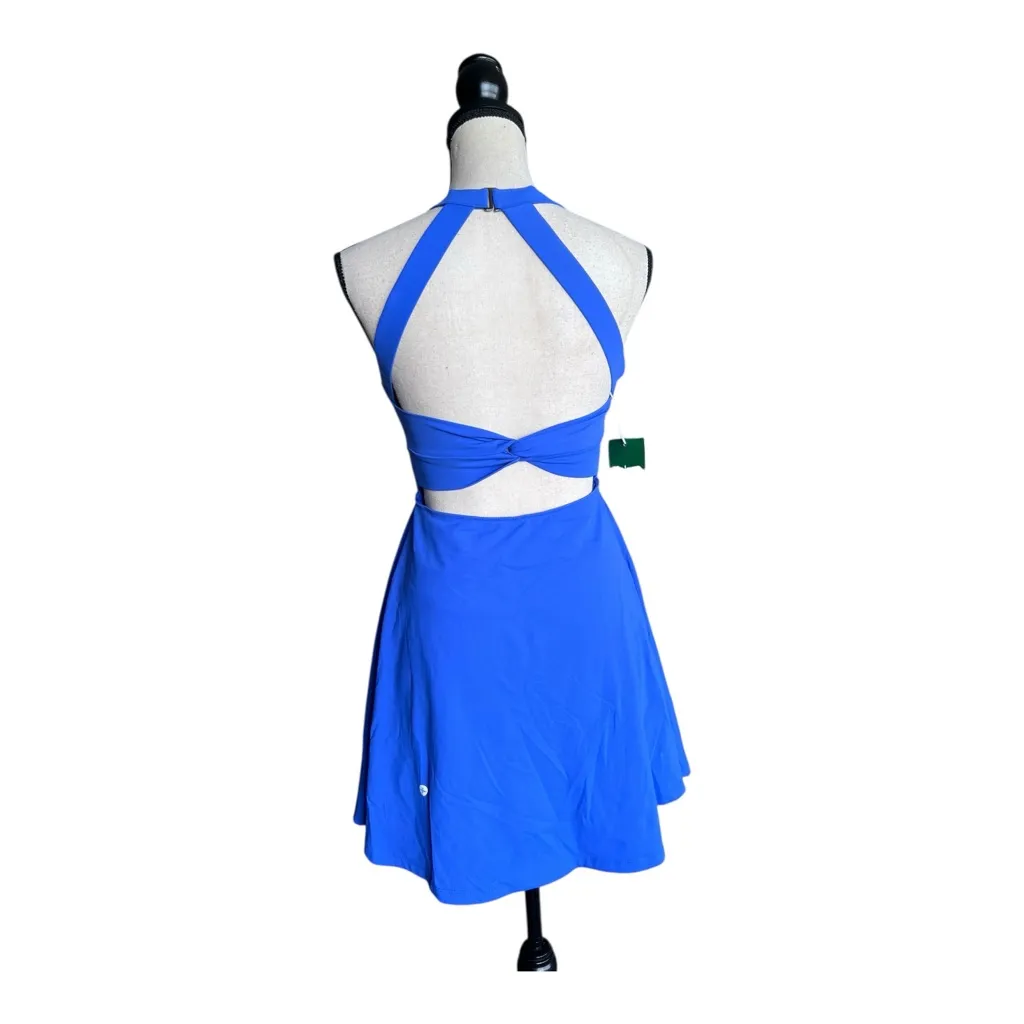 HALARA Backless Twisted Flare Low Support Dance Active Longer Easy Peezy Dress M - Image 4