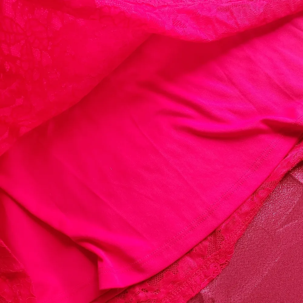 𝅺Francesca's Medium red lace 3/4bell sleeves dress - Image 5