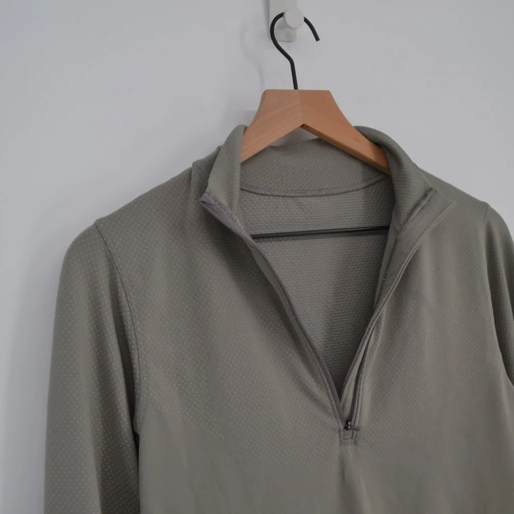 Lululemon Swiftly Relaxed Half Zip in Gull Grey White 6 Mesh Running Lightweight - Image 4