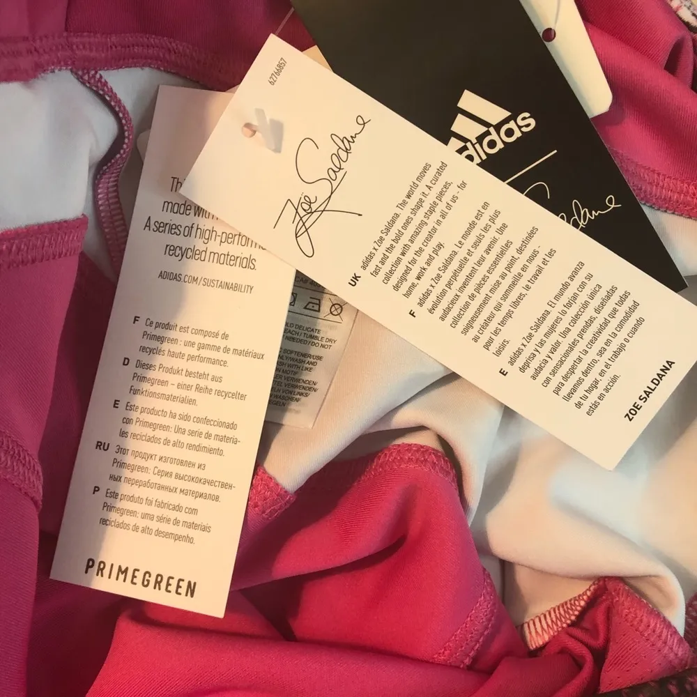 Adidas Zoe Saldana Leggings Women's High-Rise Primegreen Athletic Tights 1X NWT - Image 12