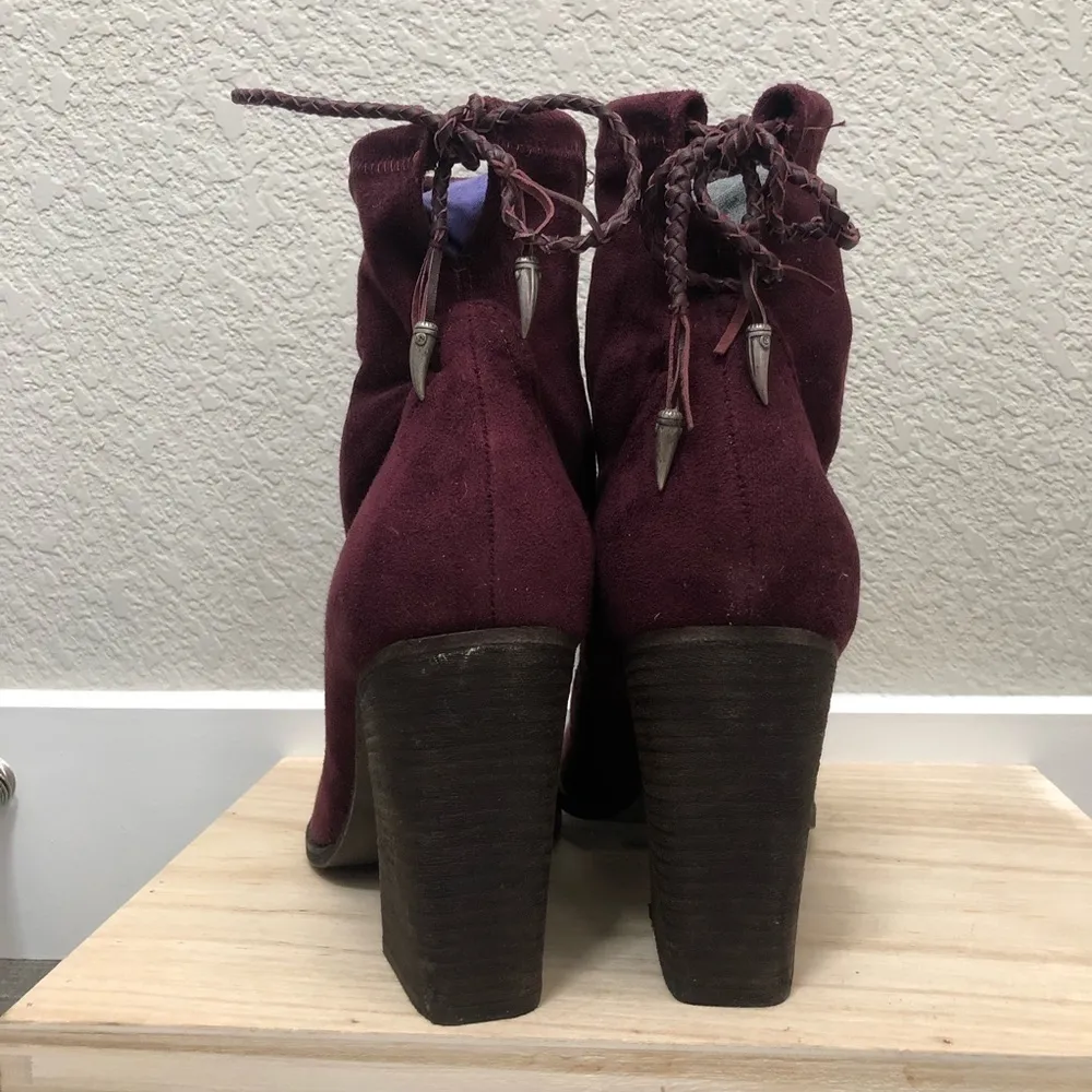 Dolce Vita Cammi Suede Sock Heeled Booties 10 - Image 7