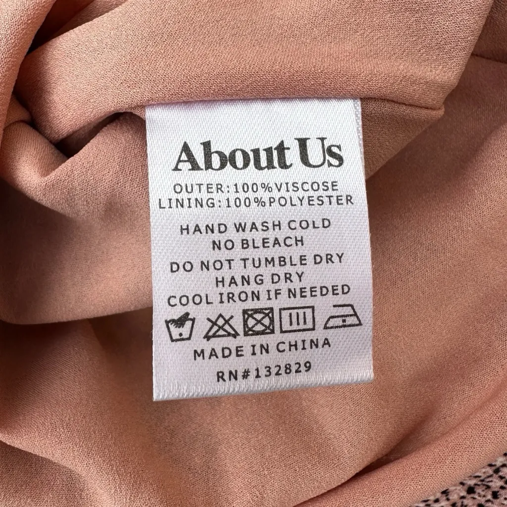 About Us Bristol Snake Print Dress Size Small - Image 5