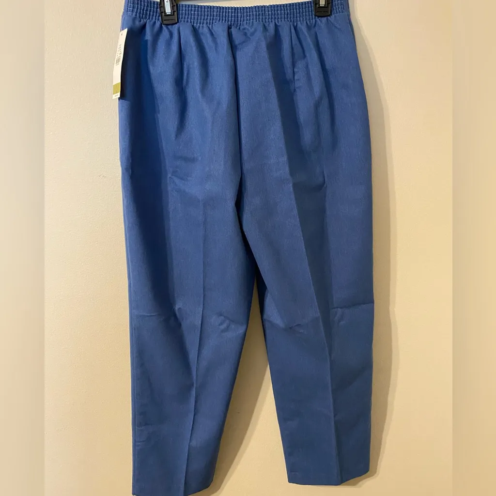 New‎ NWT NOS VTG Vintage Koret Denim Basics Blue Slacks Missy Size 14 - Image 2
