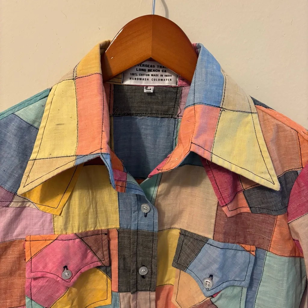 Colorful Patchwork Button - Image 9