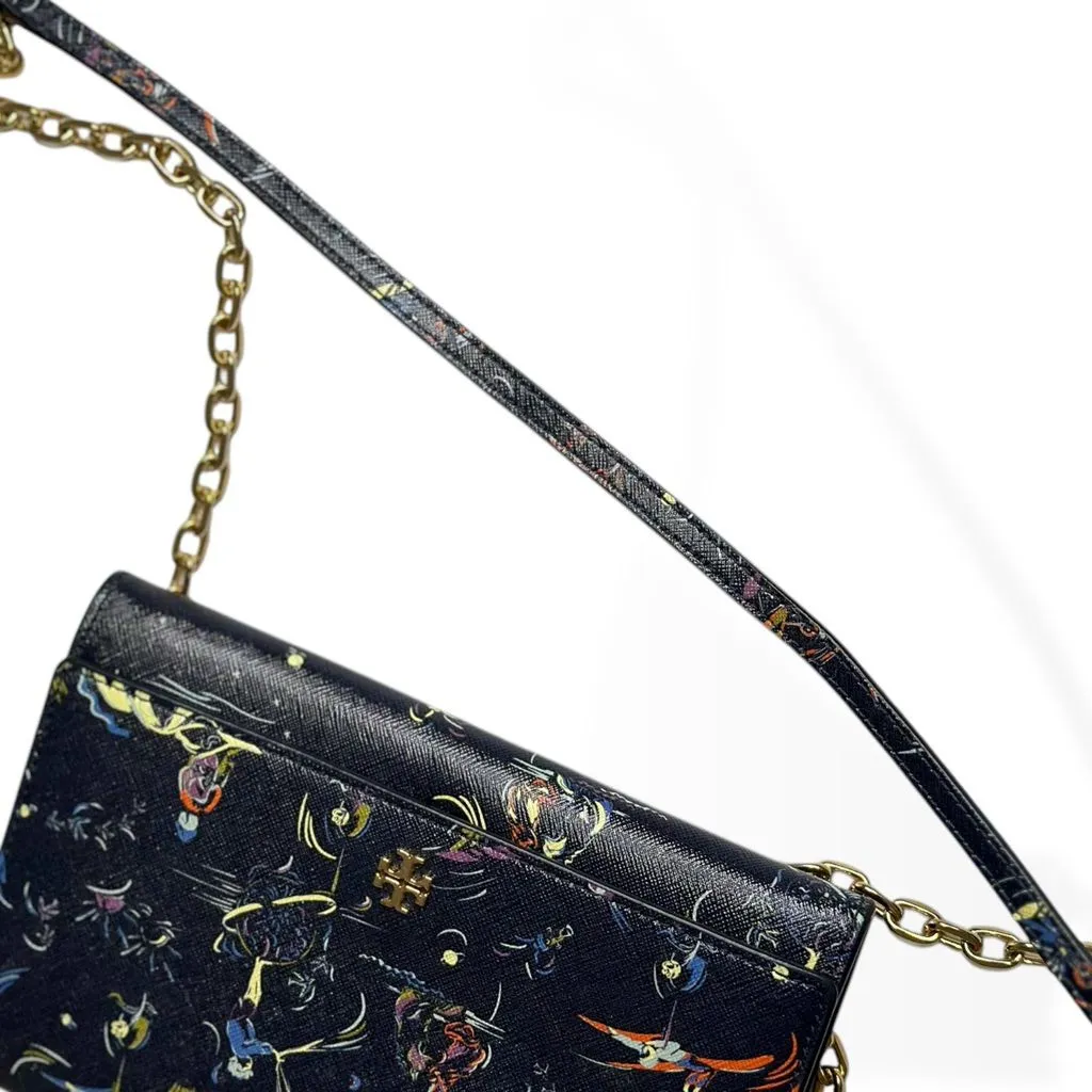 TORY BURCH Navy Daydreamer Convertible Chain Wallet/Bag - Image 12