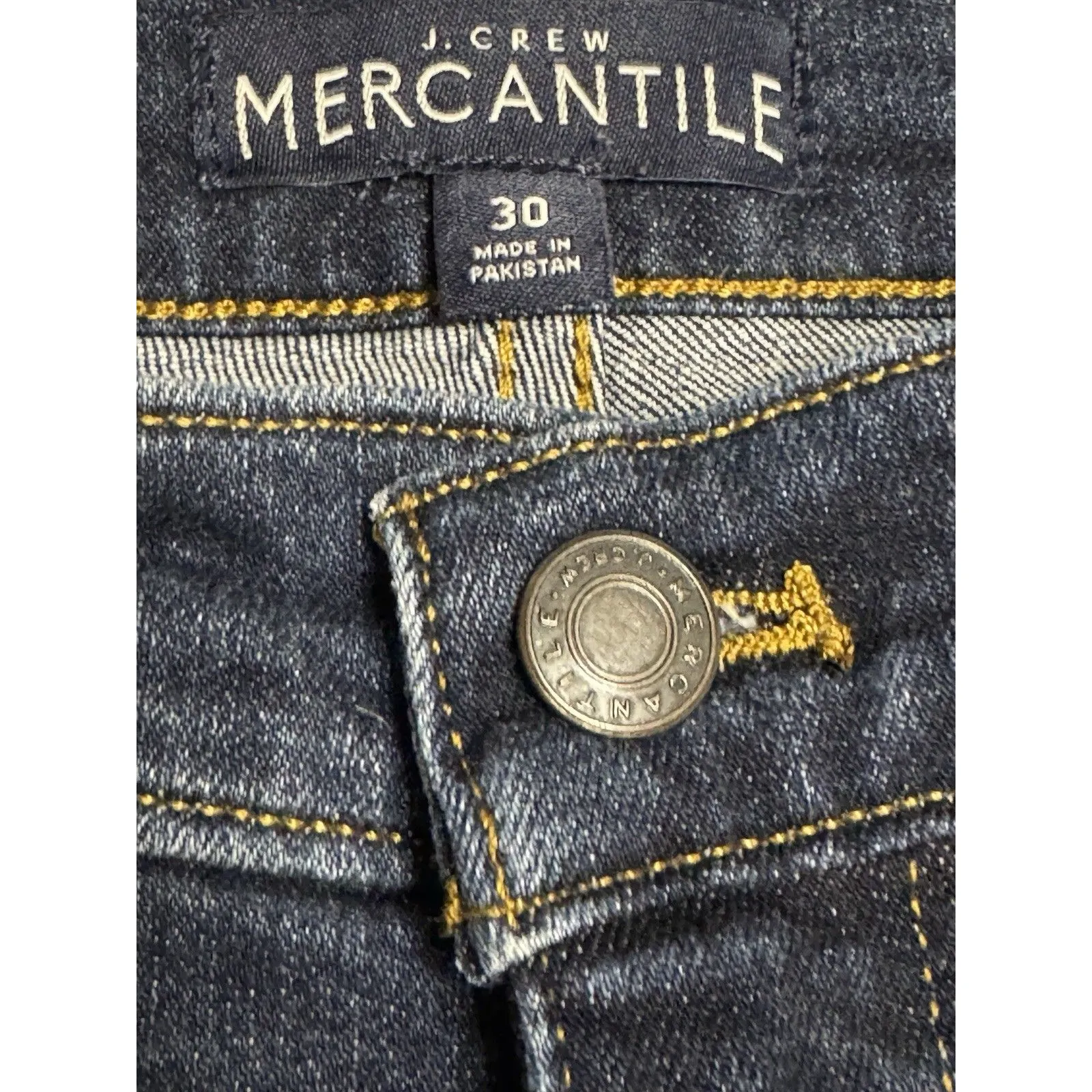 J. Crew Mercantile Bootcut Blue Denim Jeans Womens Size 30 High Waisted Boho - Image 5