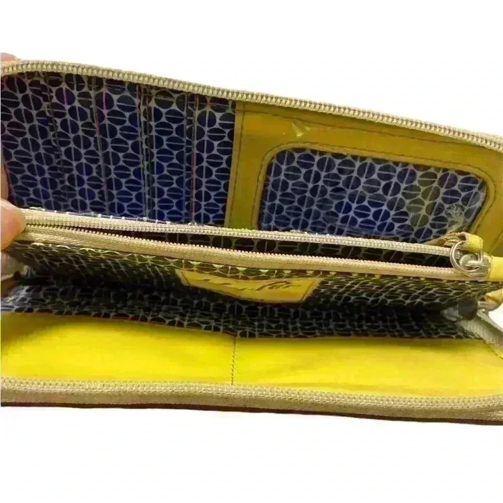 Fossil‎ key per beige zip up flap card slots wallet - Image 6