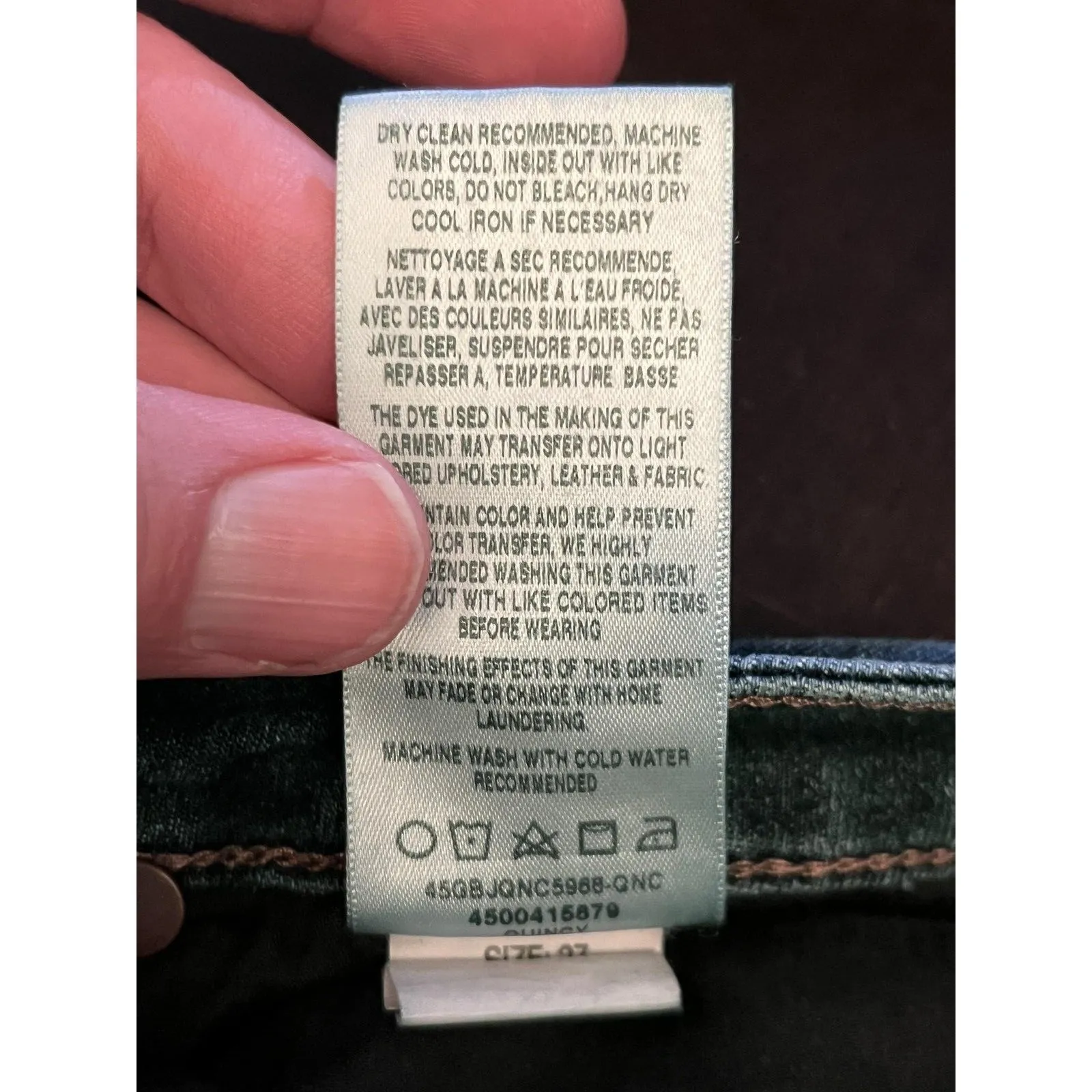 Joe's Jeans Jeans Womens 27 Blue Skinny Ankle Distressed Raw Hem Stretch Denim - Image 7