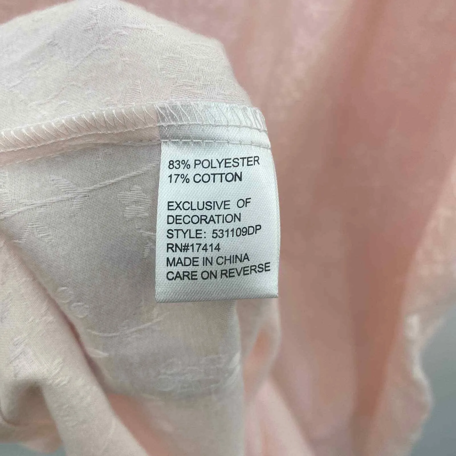 Miss Elaine Nightgown Womens Petite Small Pink Polyester Cotton Floral NEW - Image 7