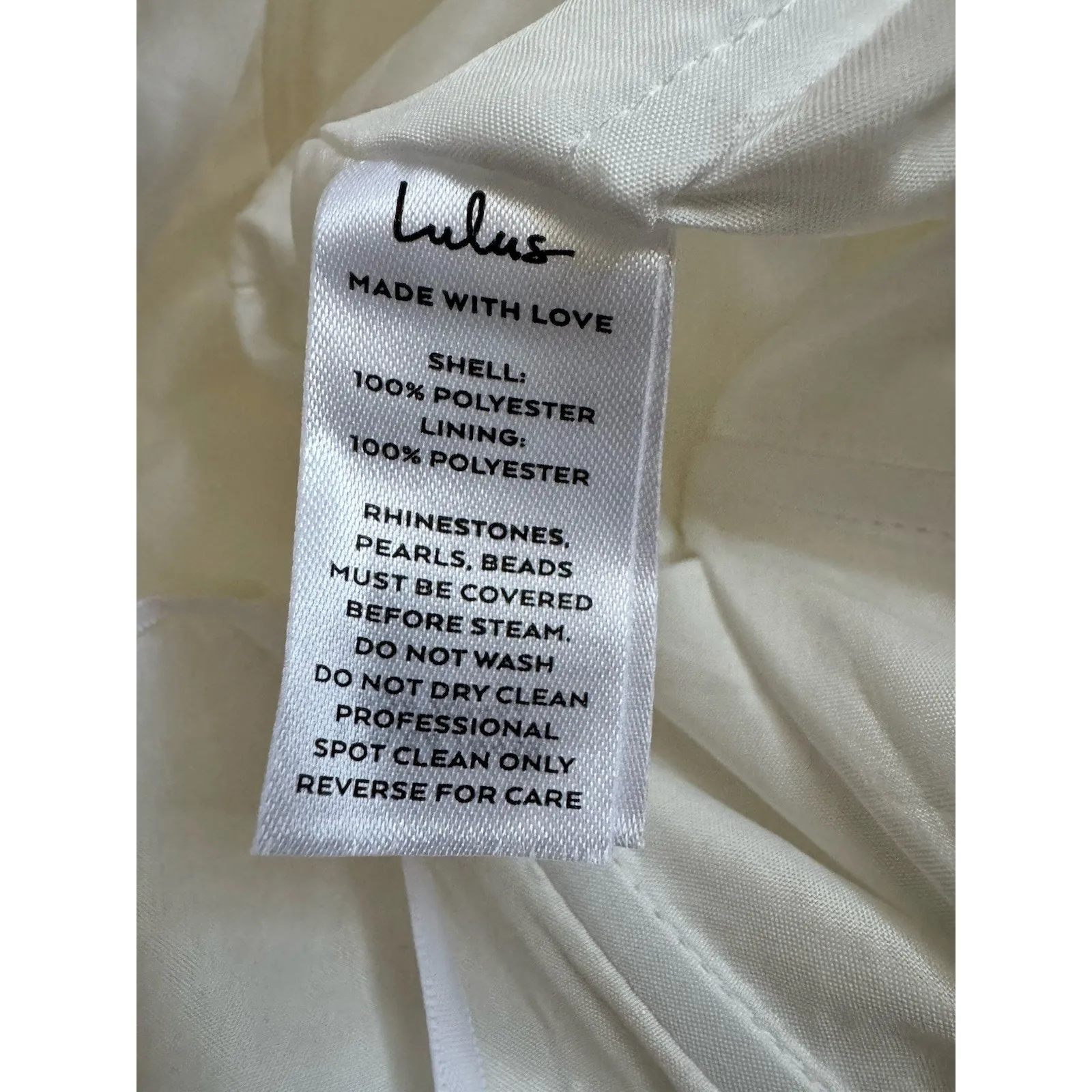 Lulus Lifetime of Love Gown White Satin Strapless A Line Wedding Dress Size 6 - Image 13