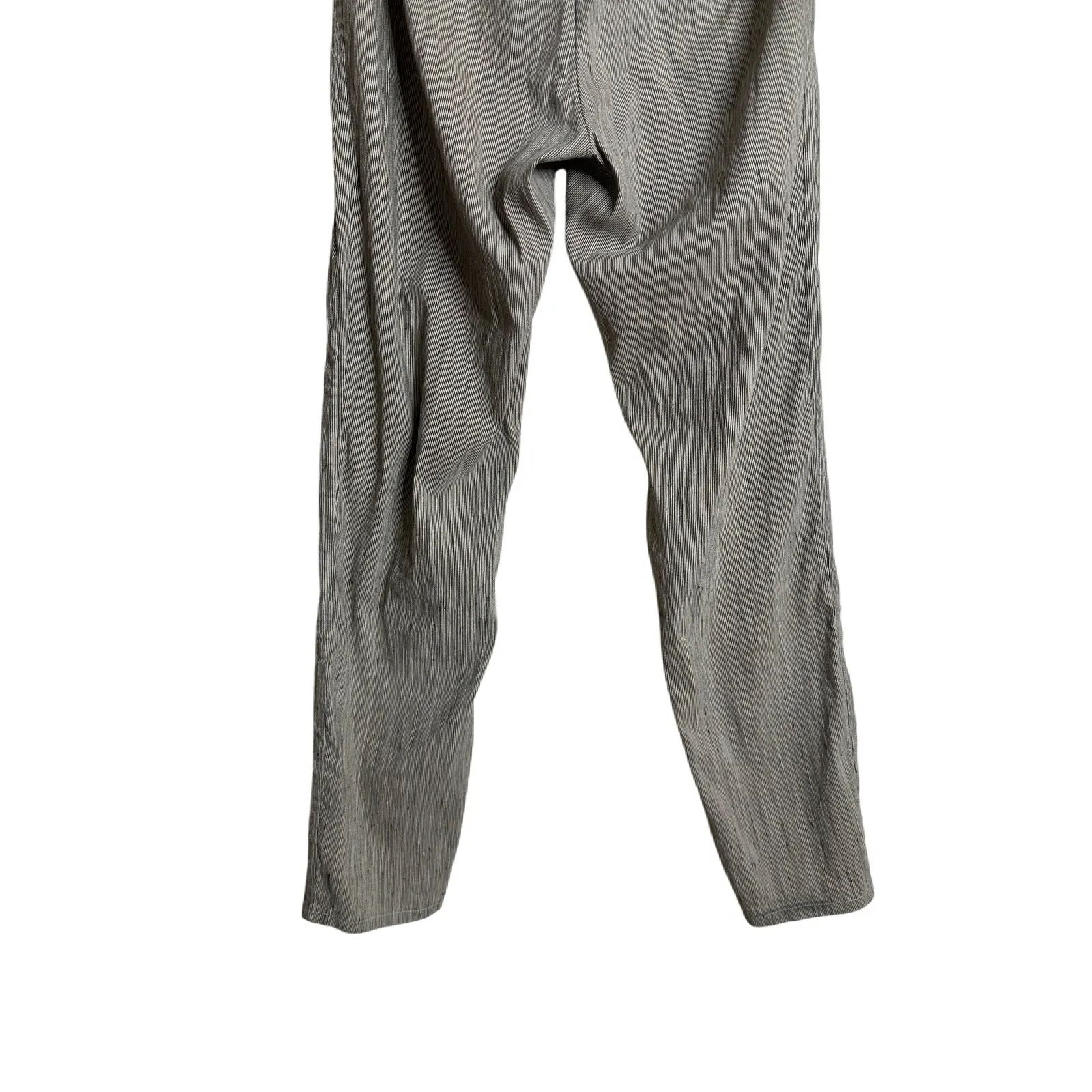 Annette Gortz Silk Linen Pinstripe Casual Trouser Pants Womans Euro 40 Gray Size undefined - Image 4