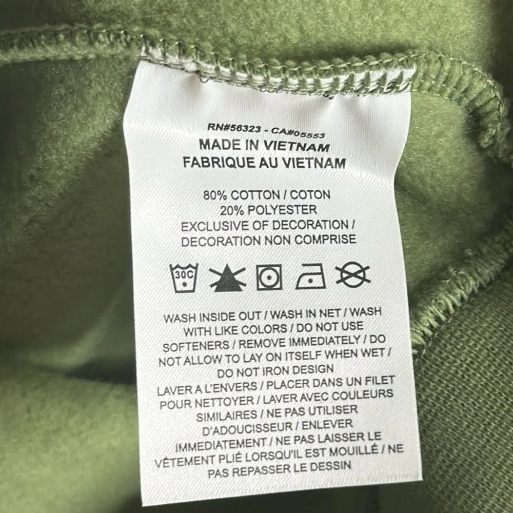 JORDAN FLIGHT FLEECE CREWNECK SWEATSHIRT pullover womens small oversized - Image 9