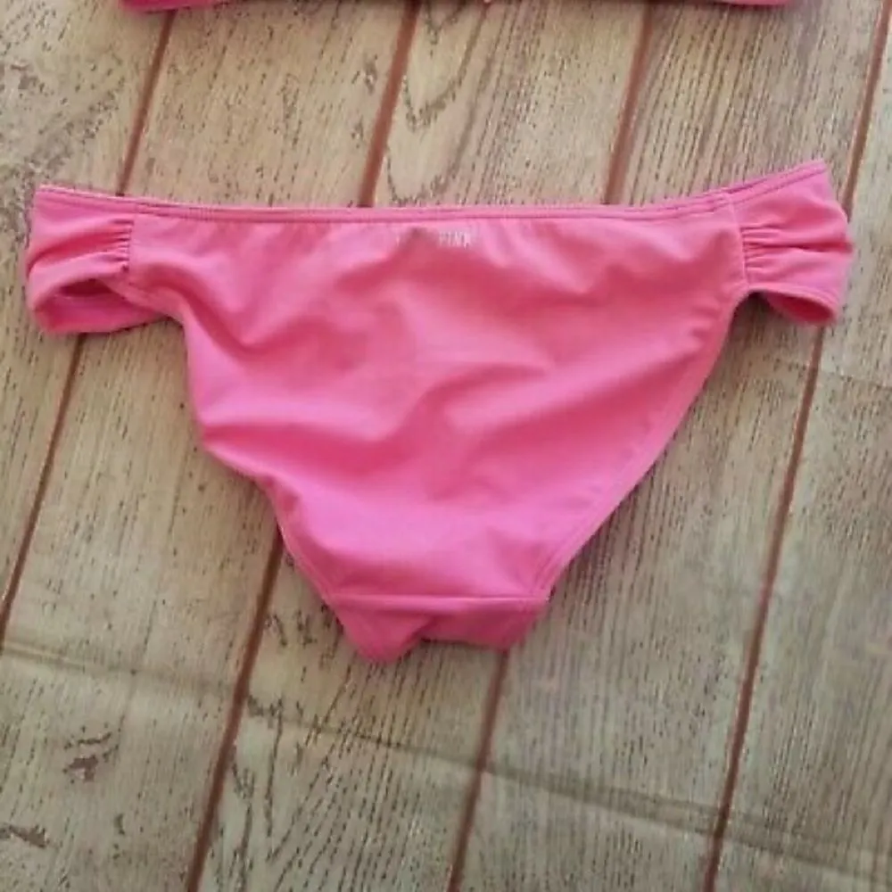 ✨PINK VS Swim Bikini Bottom Knockout Side Ruched✨ - Image 5