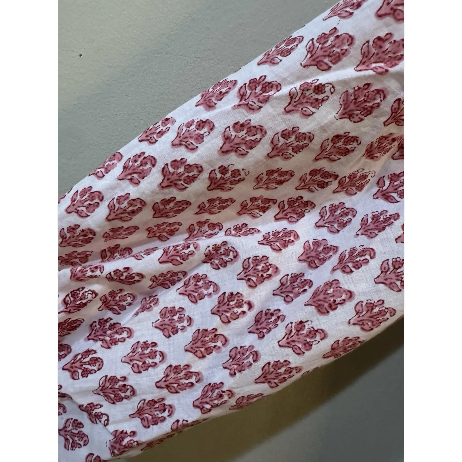 Ophelia and Indigo Pink/Blue Molly Long Sleeve Dress Size XS Floral Boho Prairie - Image 3