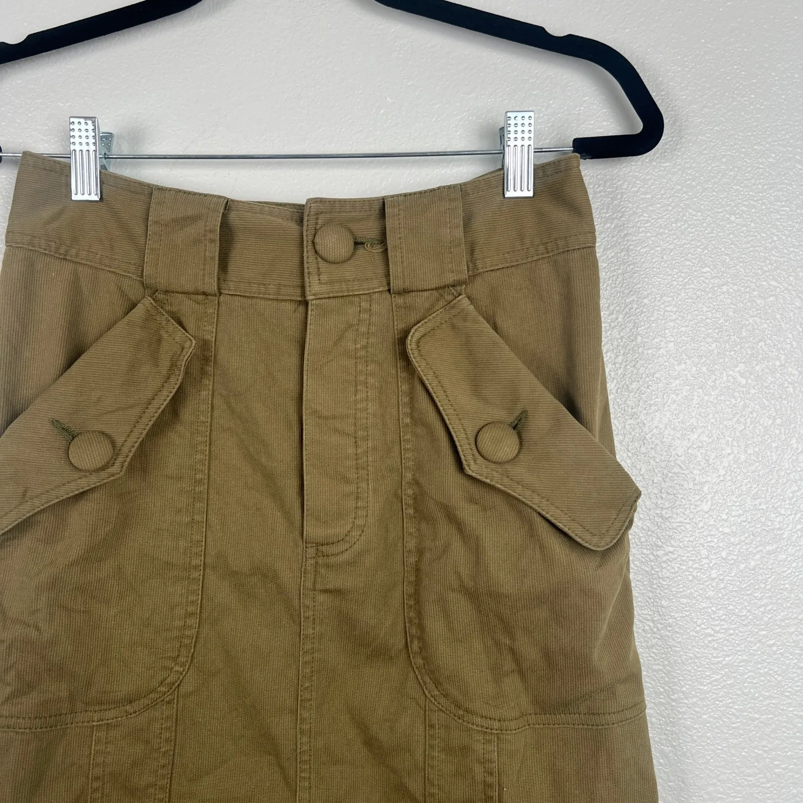 Nanette Lepore Women's Knee‎ Length Skirt Green Sz 0 - Image 2