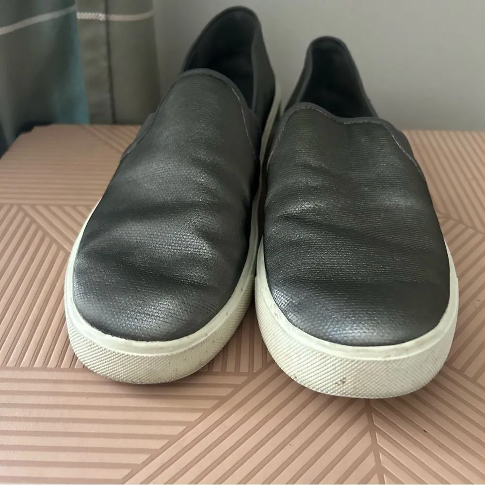 Vince Slip On Sneakers Dark Gray Casual Neutral Trendy - Image 4