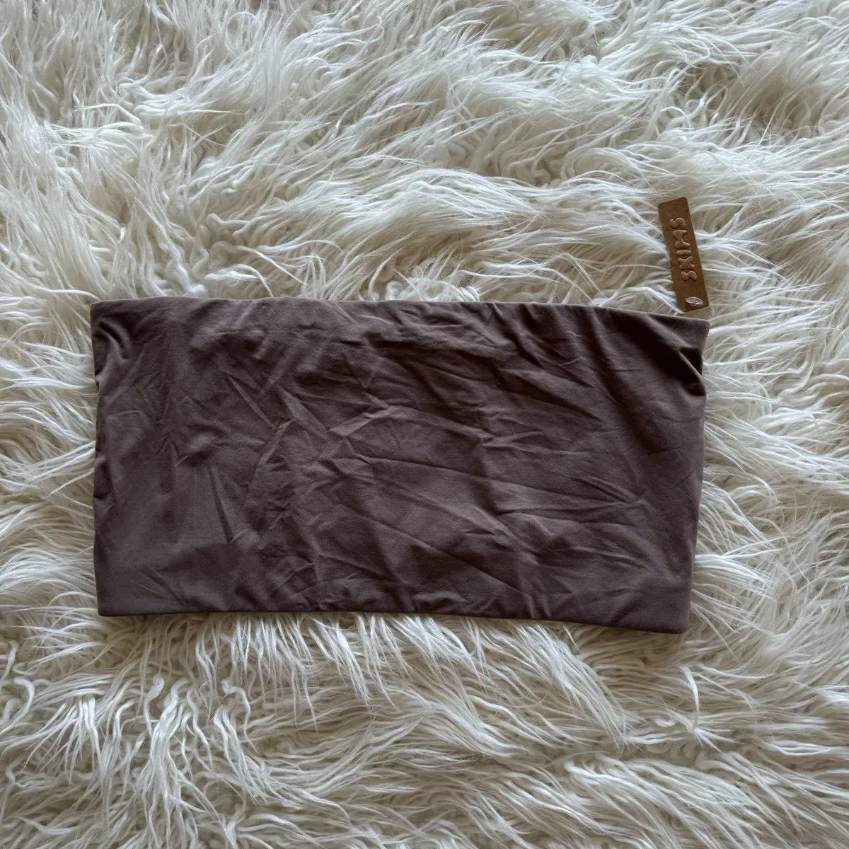 Skims Fits Everybody Bandeau Umber Size 3X - Image 4