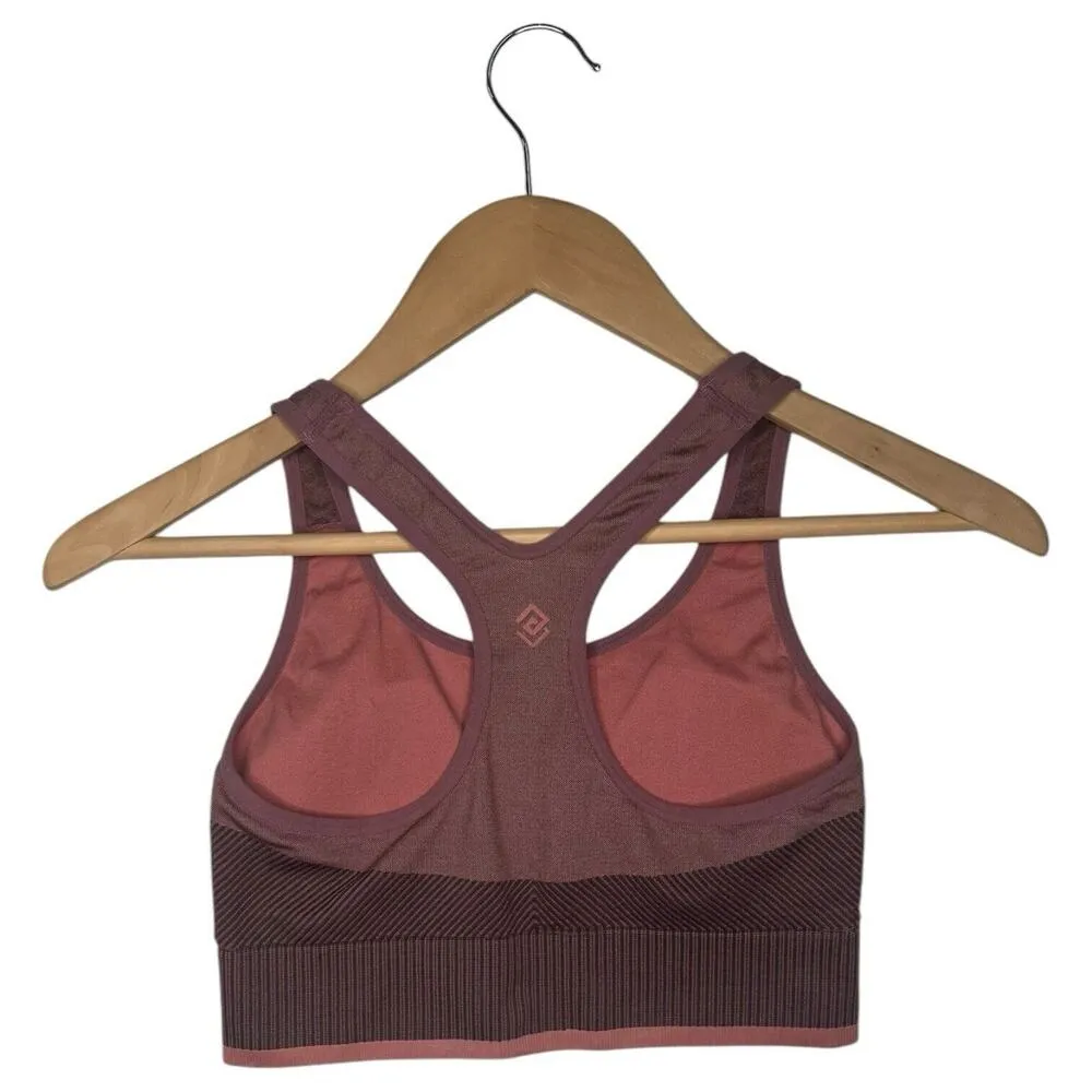 ThirdLove Sports Bra Womens S Kinetic Impact Seamless Light Padding Mauve Pink - Image 2