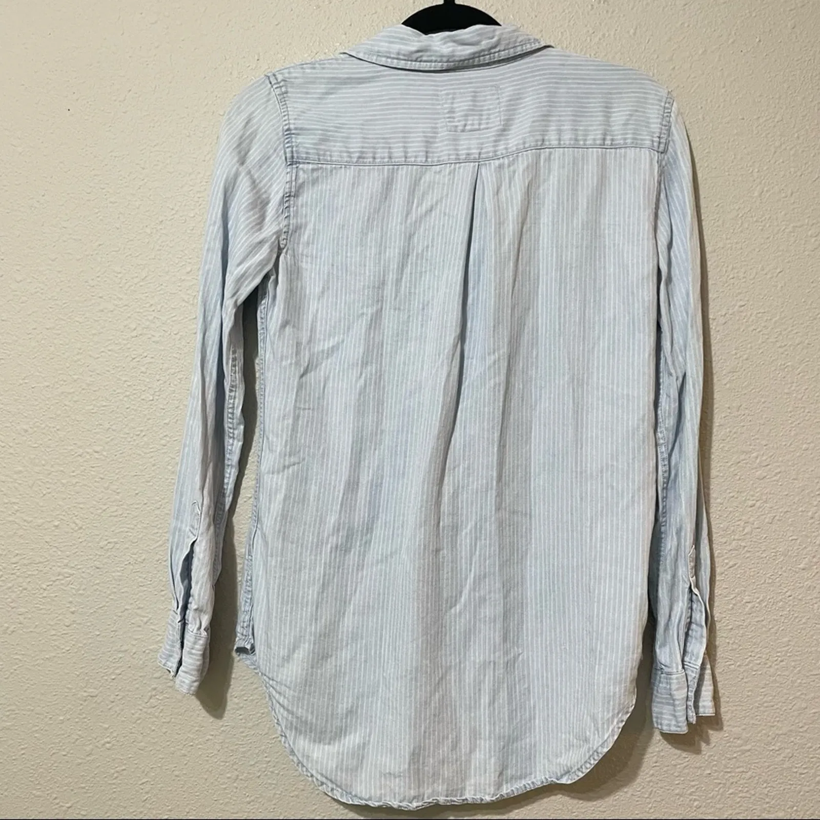 Rails Light Blue Long Sleeve Button Down Shirt Womens XS Casual Blouse Classic - Image 7