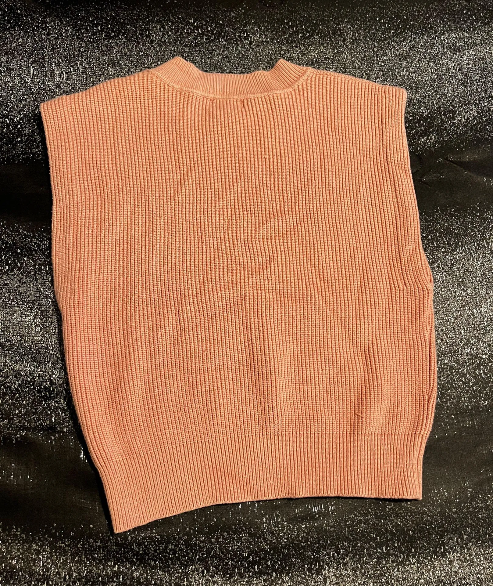 Womens NWT medium Apricot sweater vest - Image 2