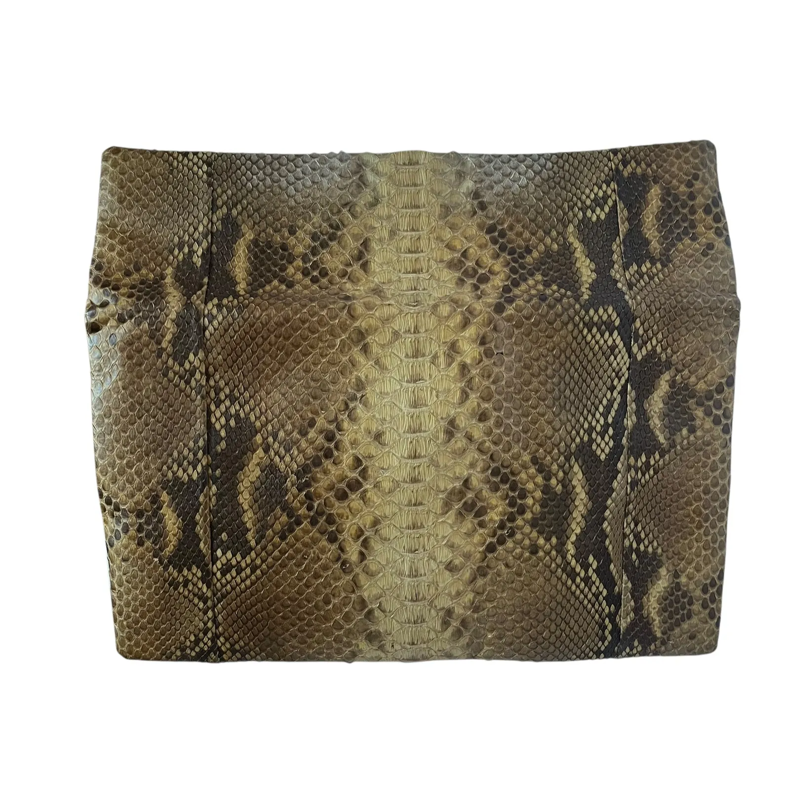 Genuine Python Snake Foldover Squeeze - Image 5