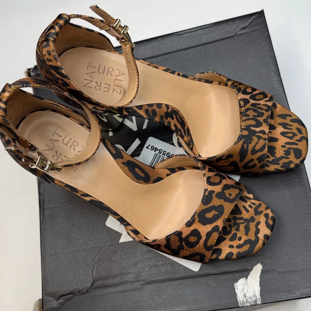 Naturalizer Women's Malia Block Heel Open Toe Platform Sandals- Cheetah- Size 7 - Image 7