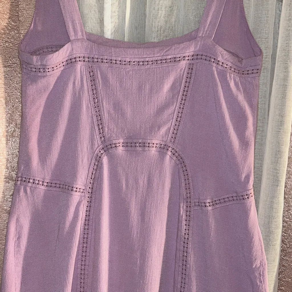 Free People Intimately Size S Lilac Mini Dress - Image 7