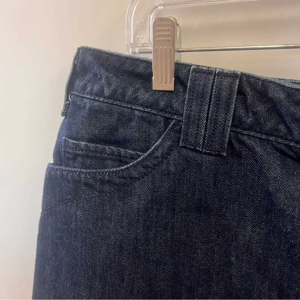 Eddie Bauer Jean Skirt Specially Dyed dark denim 2009 - Size 18 - Image 4