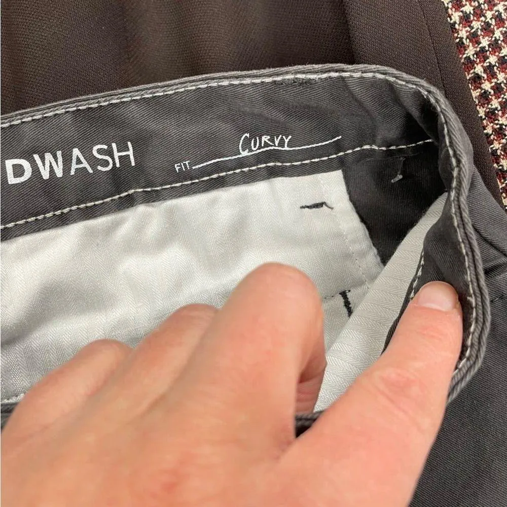 Eddie Bauer Grey Flat Front Chino Shorts Curvy Womens 6 Hiking Gorpcore Casual - Image 8