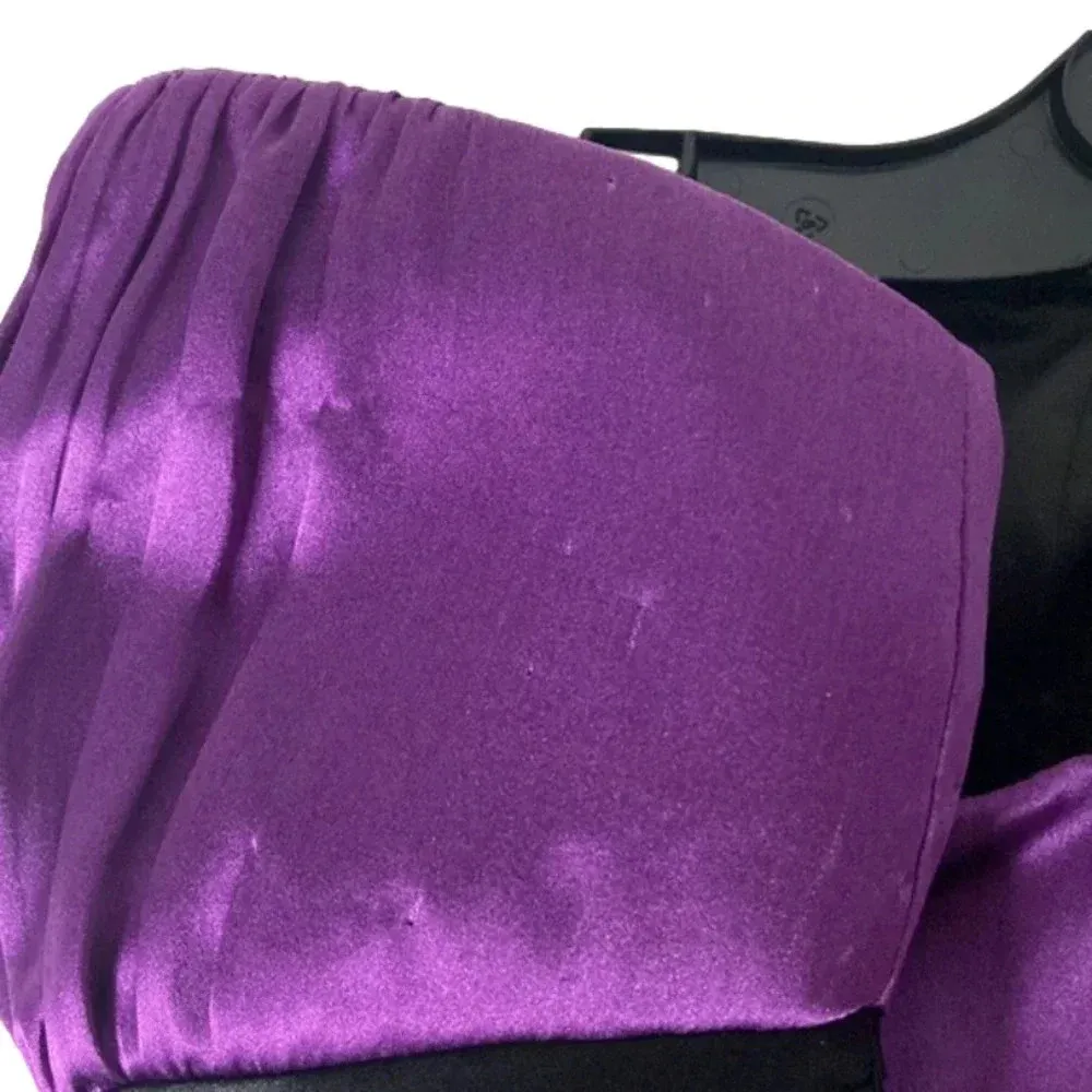 Imperfect NWT bebe strapless mini dress sweetheart neckline zipper back - Image 3