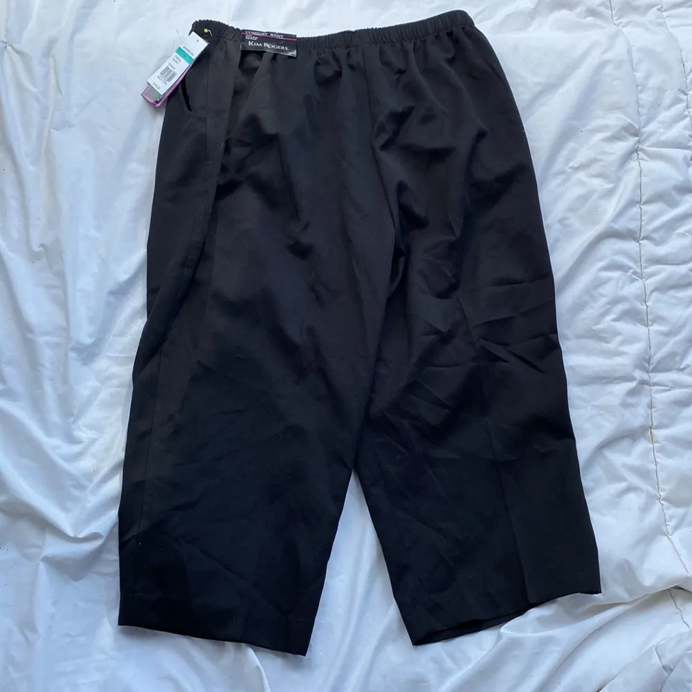 Kim Rogers Comfort Waist Microfiber Capri SIZE 16 - Image 5