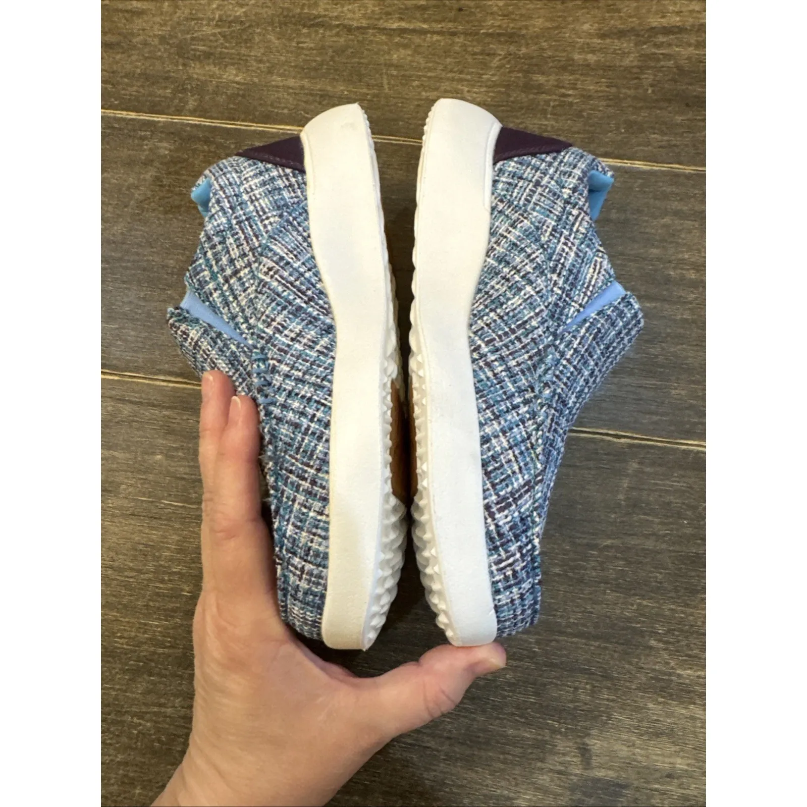 Orthocomfoot Womens ZGBX02G Blue Orthopedic Casual Deck Size 36 Slip - Image 6